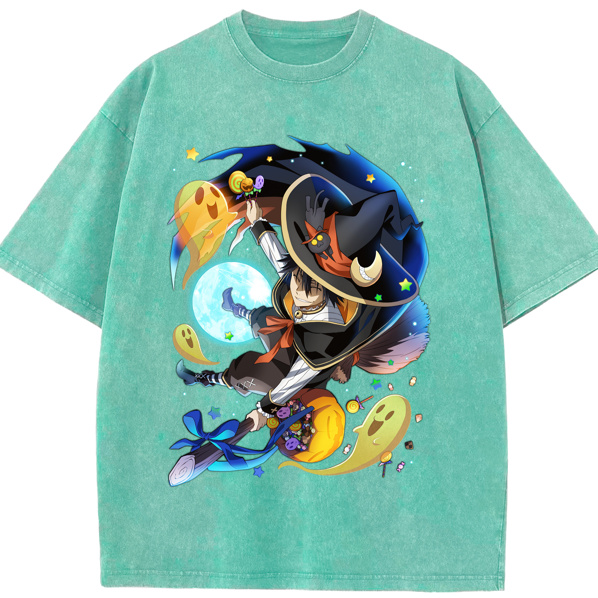 （画像用） 文豪ストレイドッグス Bungo Stray Dogs 綿100% ヴィンテージ風 半袖Tシャツ（フロントプリント）